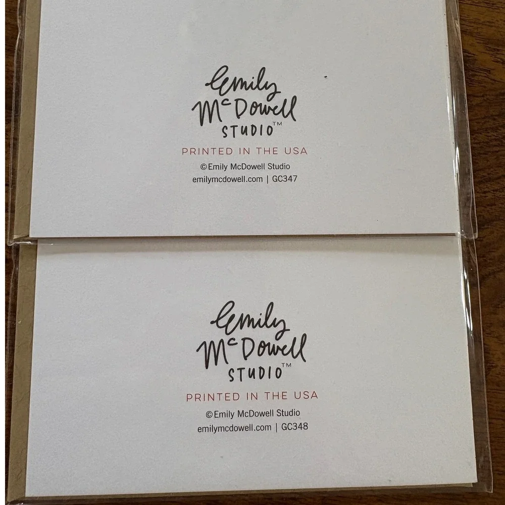 2 Funny Snowman Emily‎ McDowell Christmas Holiday First Draft Greeting Cards